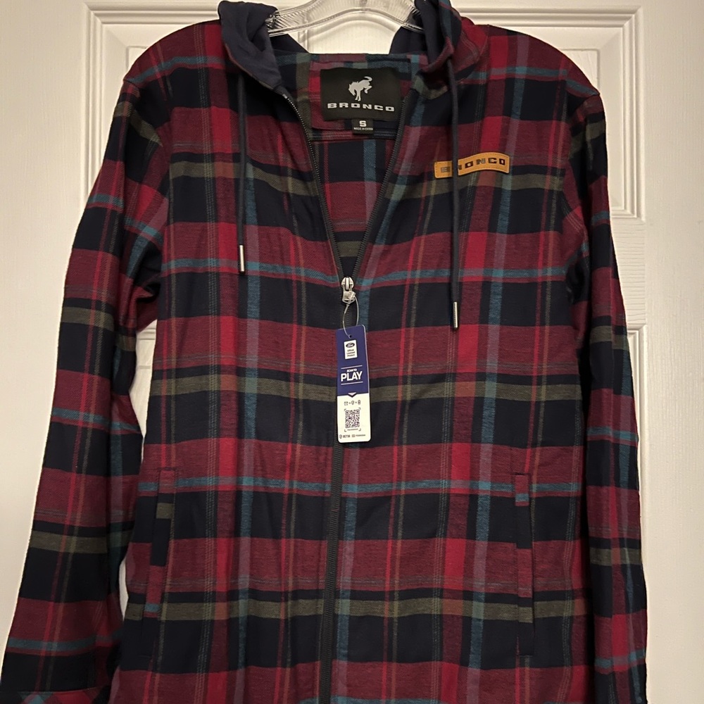 Ford Bronco Women's Flannel Long Sleeve Shirt